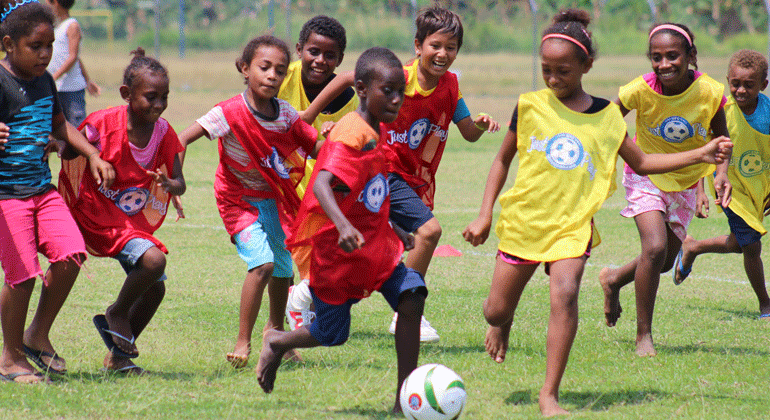 Image result for All sizes and genders playing football